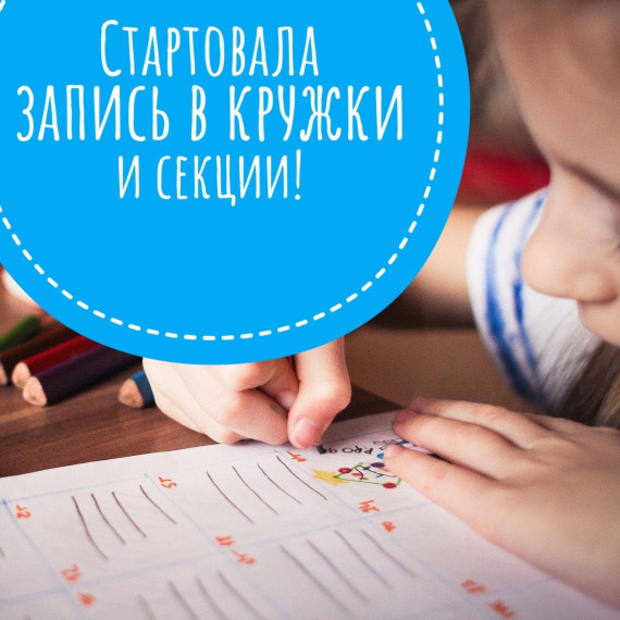 Запись в кружки и секции.
